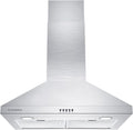 30 inch 450 CFM Stainless Steel Wall Mount Range Hood Vent B274