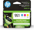 HP 951 Cyan, Magenta, Yellow Ink Cartridges (3-pack) X96933