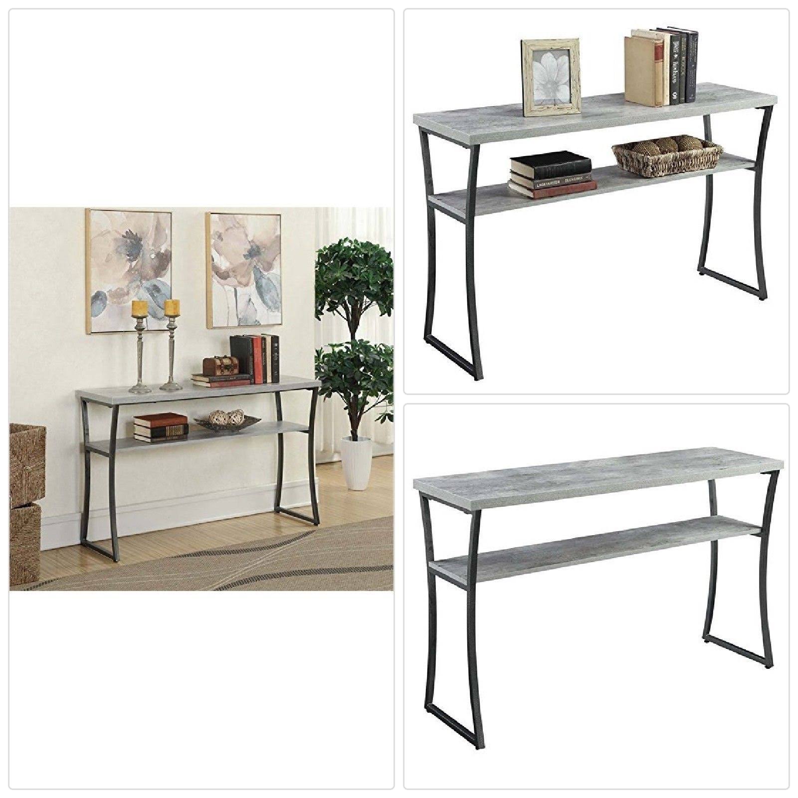 Faux Birch Console Table S136