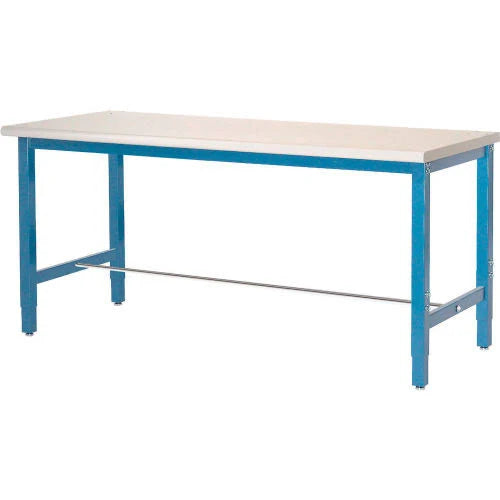 Light Gray Plastic Laminate Workbench Top Z53977