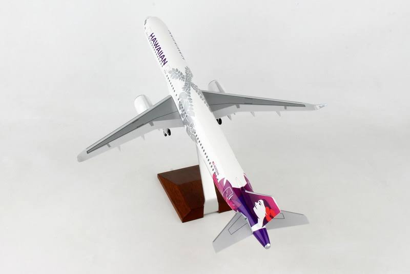 Hawaiian A321neo 1/100 with Wood Stand I692