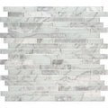 12.2 in. x 11.61 in. x 8 mm Glass Stone Mesh-Mounted Mosaic Tile A599