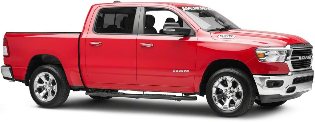 Black Oval Bent End Side Step Bars S5037