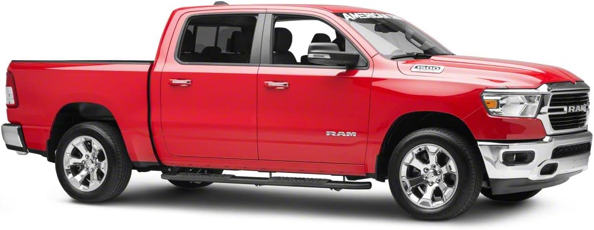 Black Oval Bent End Side Step Bars S5037