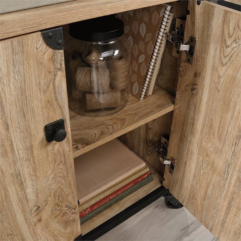 Milled Mesquite Finish Bookcase with Doors L610891