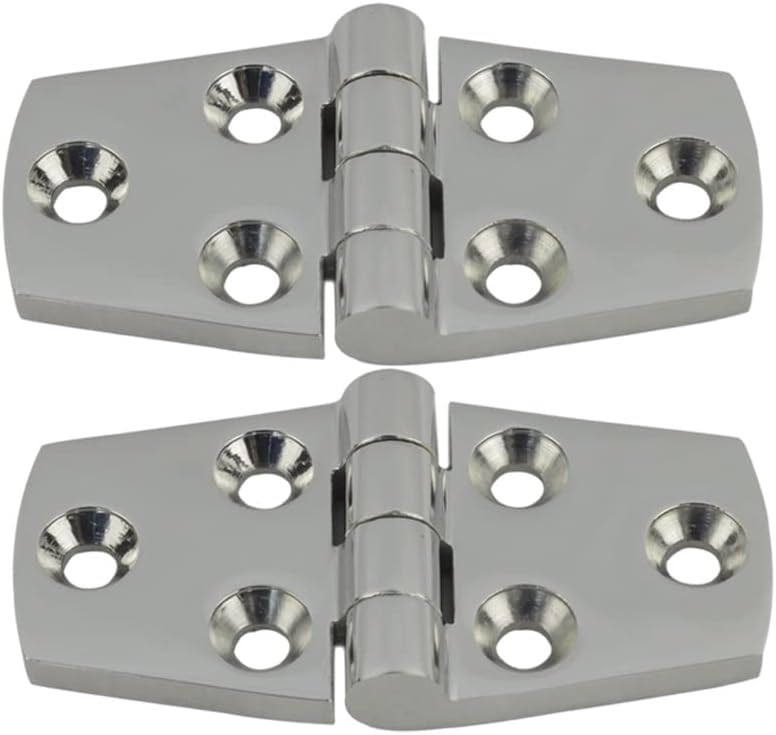 3’’ x 1.5’’ 316 Stainless Steel Marine Grade Door Hinge, Pack of 2 J5888