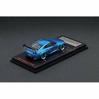 1/64 Blue Metallic Nissan Skyline R35 GT-R Model Car R73602