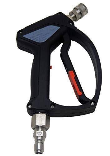 Black Spray Gun with SS QC Fittings L90802