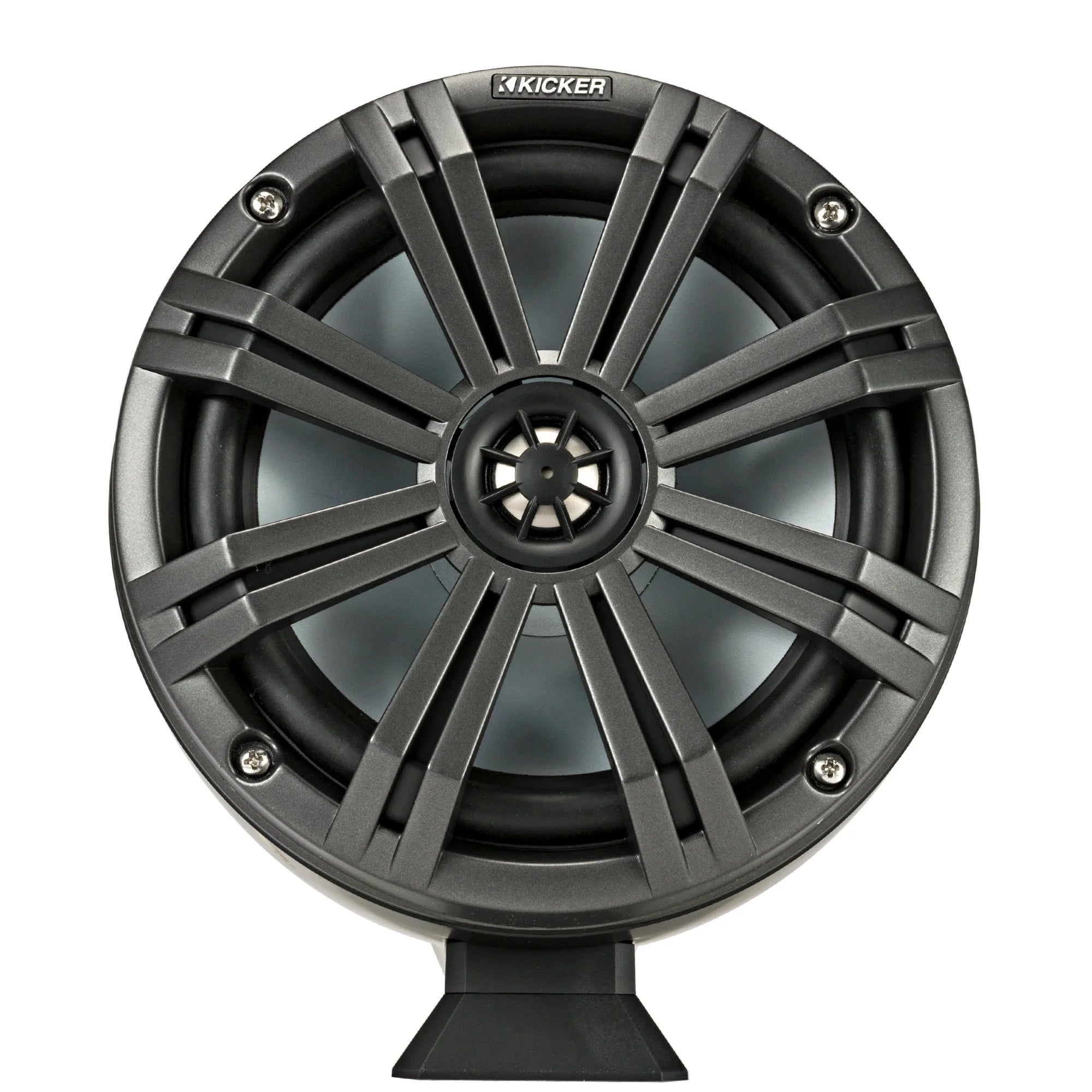 8" Charcoal Tower Speakers with LED Rings, Marine Amplifier P194322