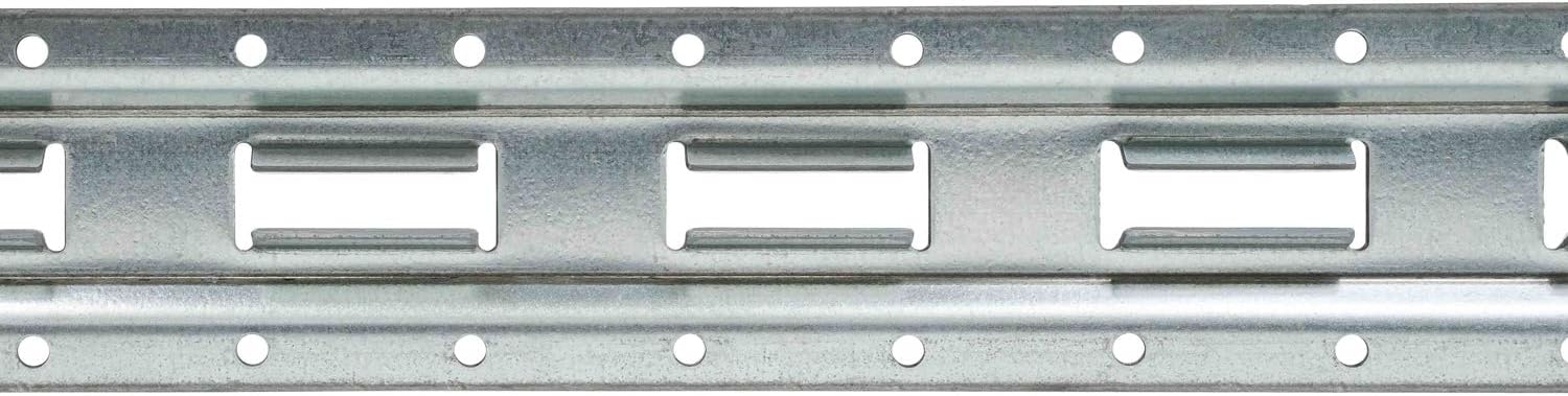 8 Pack 5' Vertical E-Track Galvanized Steel Tie-Down Rail H11115