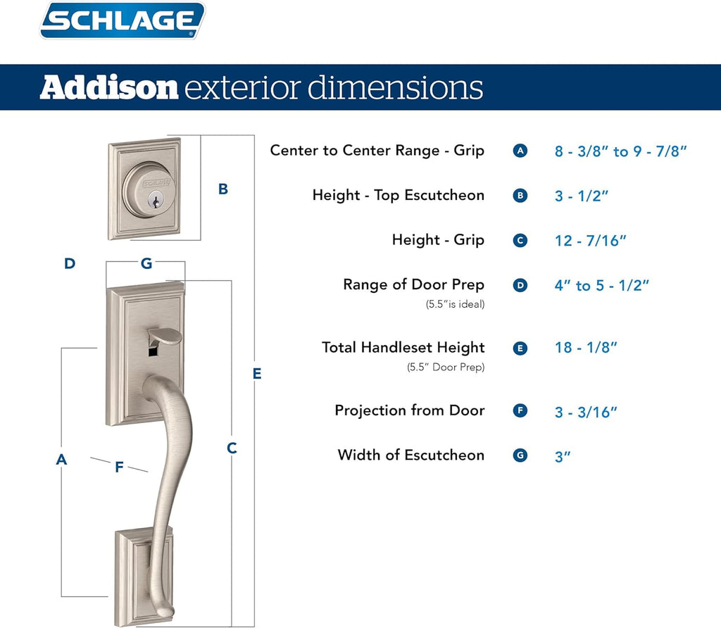 Matte Black Front Entry Handleset with Georgian Knob, Deadbolt Keyed 1 Side F916