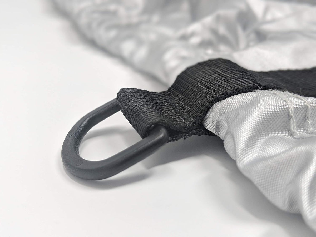 Weatherproof RV Cover for Class A RV 28' - 30' Long with Fleece Lining, Cable Lock, Storage Bag & Wind Straps Q490650