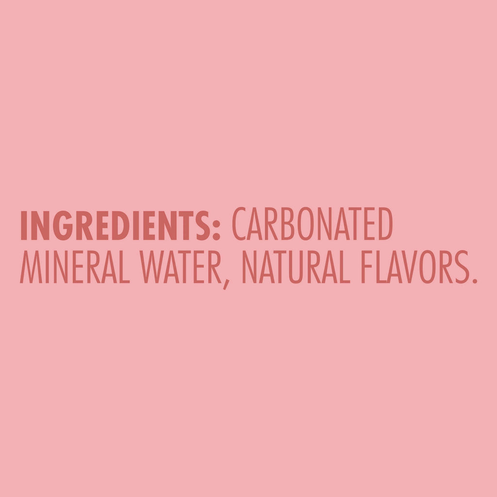 Pink Grapefruit & Citrus Flavored Mineral Water with CO2 Added, 8 Pack of 11.15 Fl Oz Cans N8606