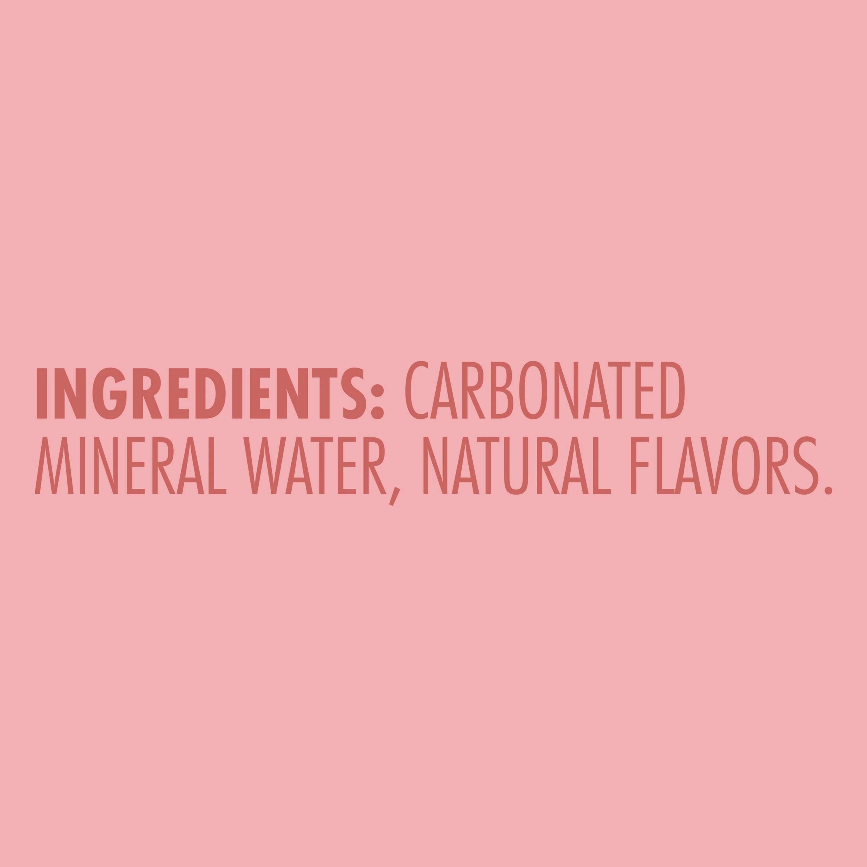 Pink Grapefruit & Citrus Flavored Mineral Water with CO2 Added, 8 Pack of 11.15 Fl Oz Cans N8606