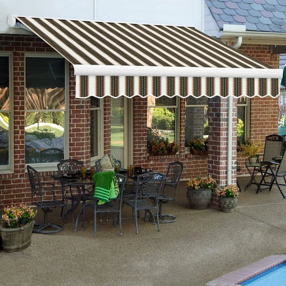 Motorized Retractable Awning with Remote V956