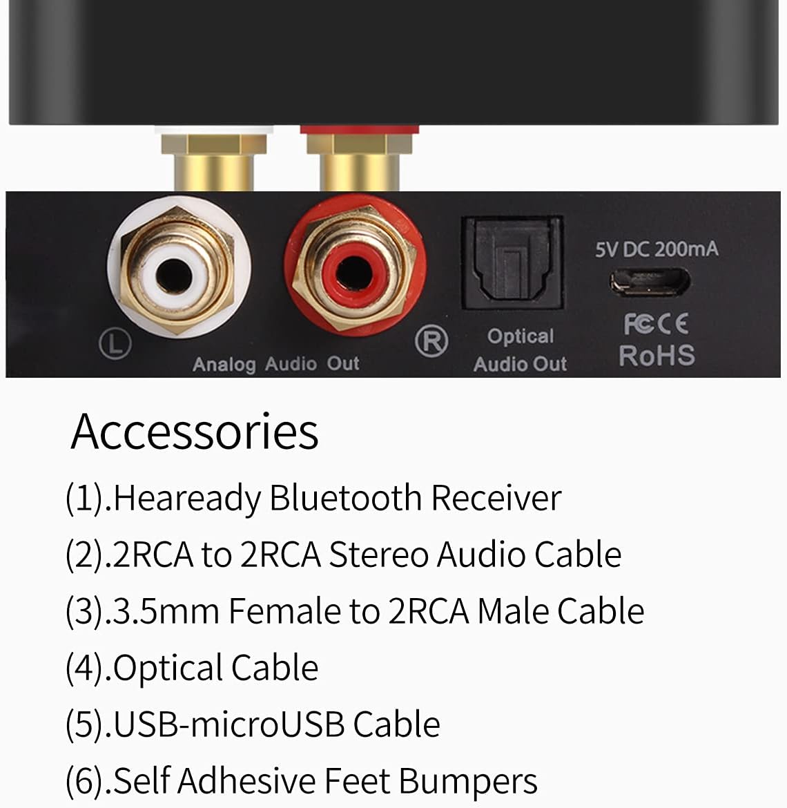 Bluetooth 5.0 Wireless Audio Adapter with aptX HD W217