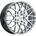 20x8.5 Vision 474 Recoil Hyper Silver Wheel 5x4.5 (35mm) X505
