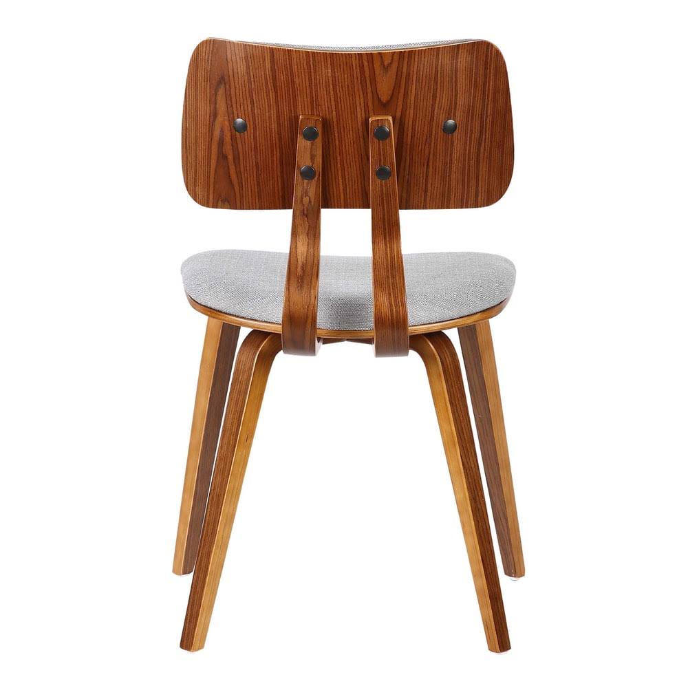 Green Mid-Century Walnut Chair E2640