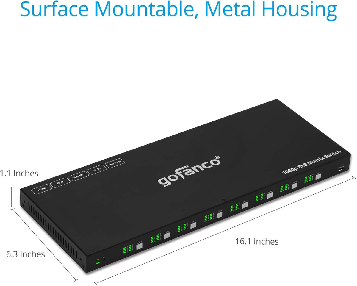 8x8 HDMI Matrix Switch C559618