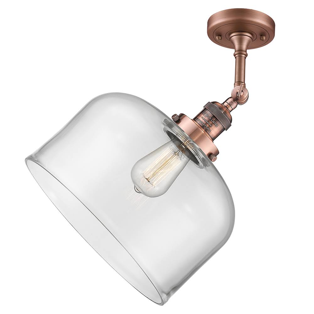 Oil Rubbed Bronze Semi-Flush Mount Light F45260