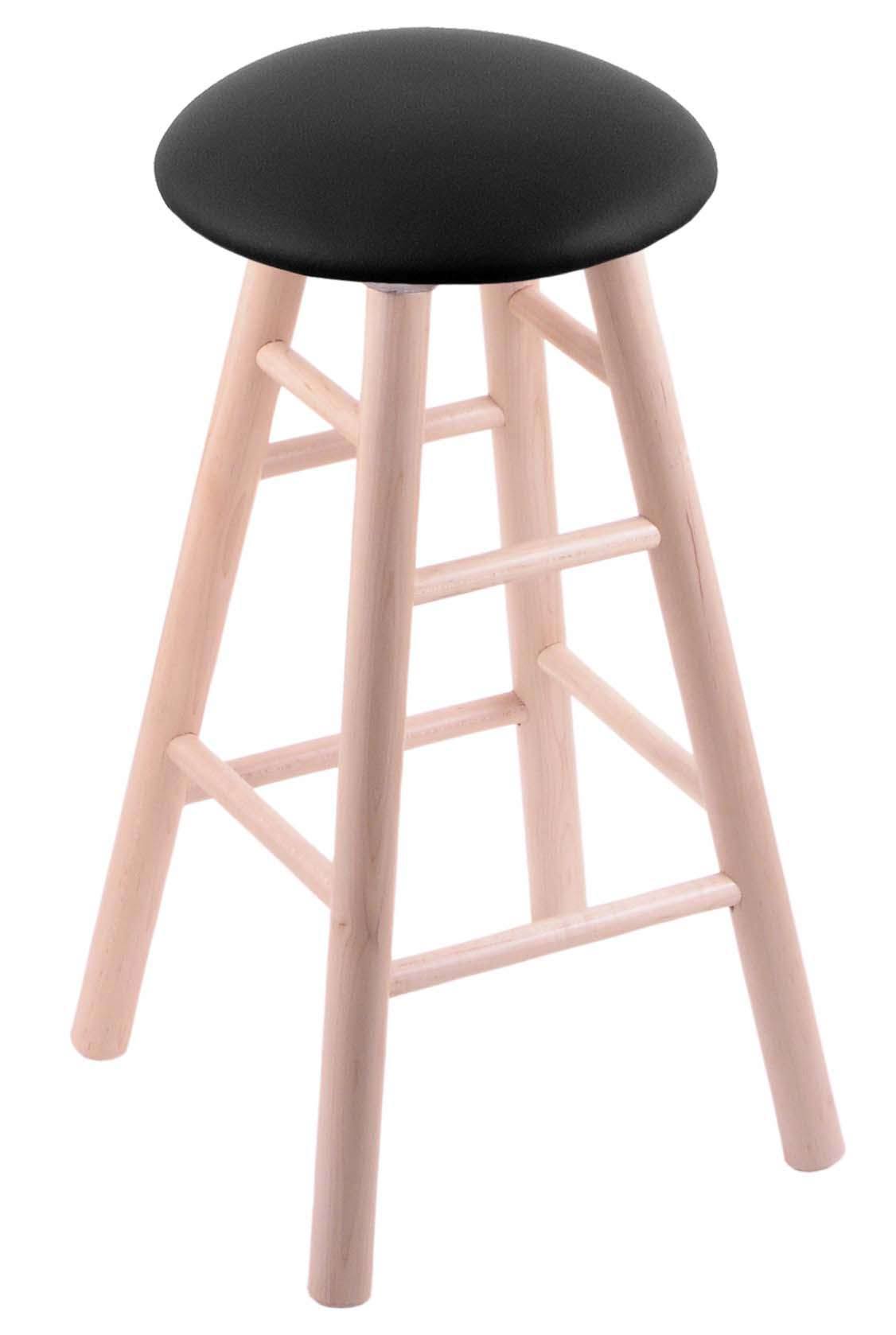 Maple Bar Stool with Black Vinyl Seat J5368