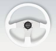 Corse Steering Wheel with White PVC Grip V552549