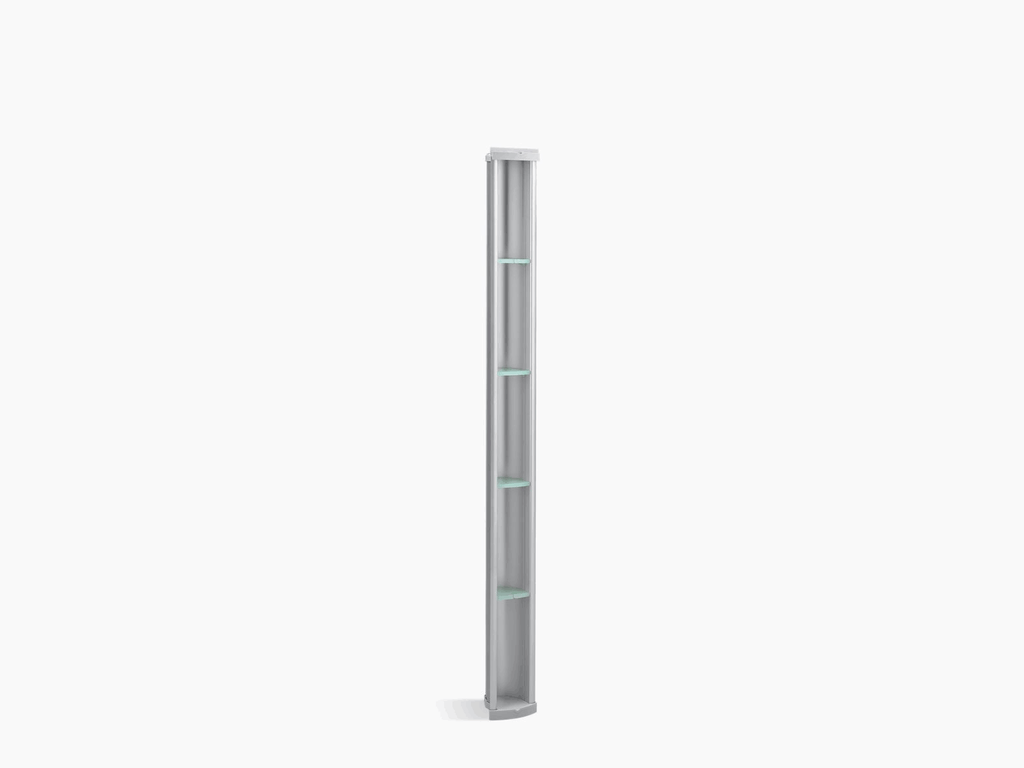 Satin Silver Shower Locker I433