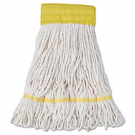 White Cotton Wet Mop Head 5 Headband Small Size 12 /carton M28505