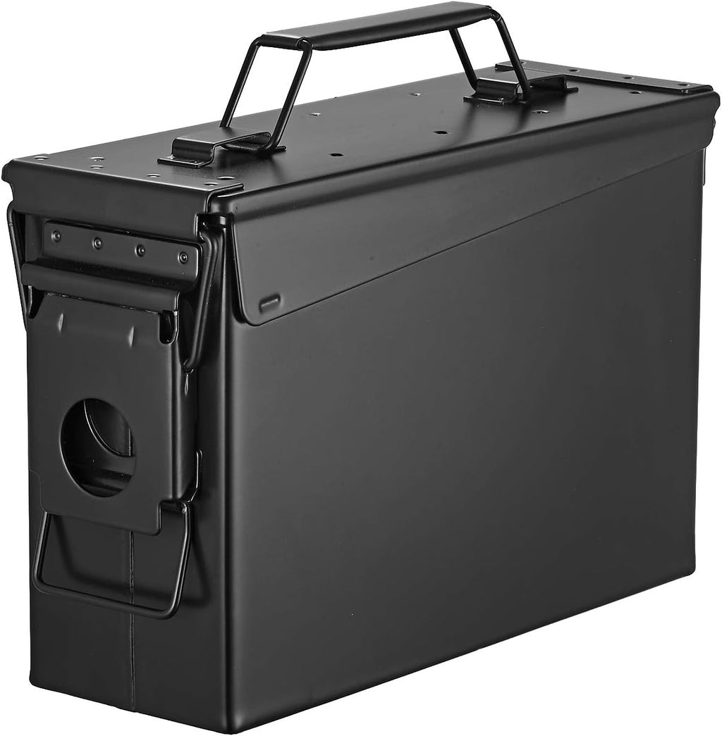 Metal Ammo Case Can – Solid Steel Box F114896