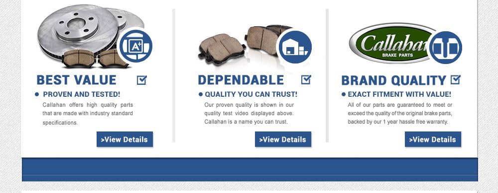 Brake Rotors with Brake Pads and Sensors G462