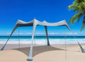 Family Beach Tent Sunshade Canopy Pop Up Sun Shelter 4 Pole with Carry Bag S810