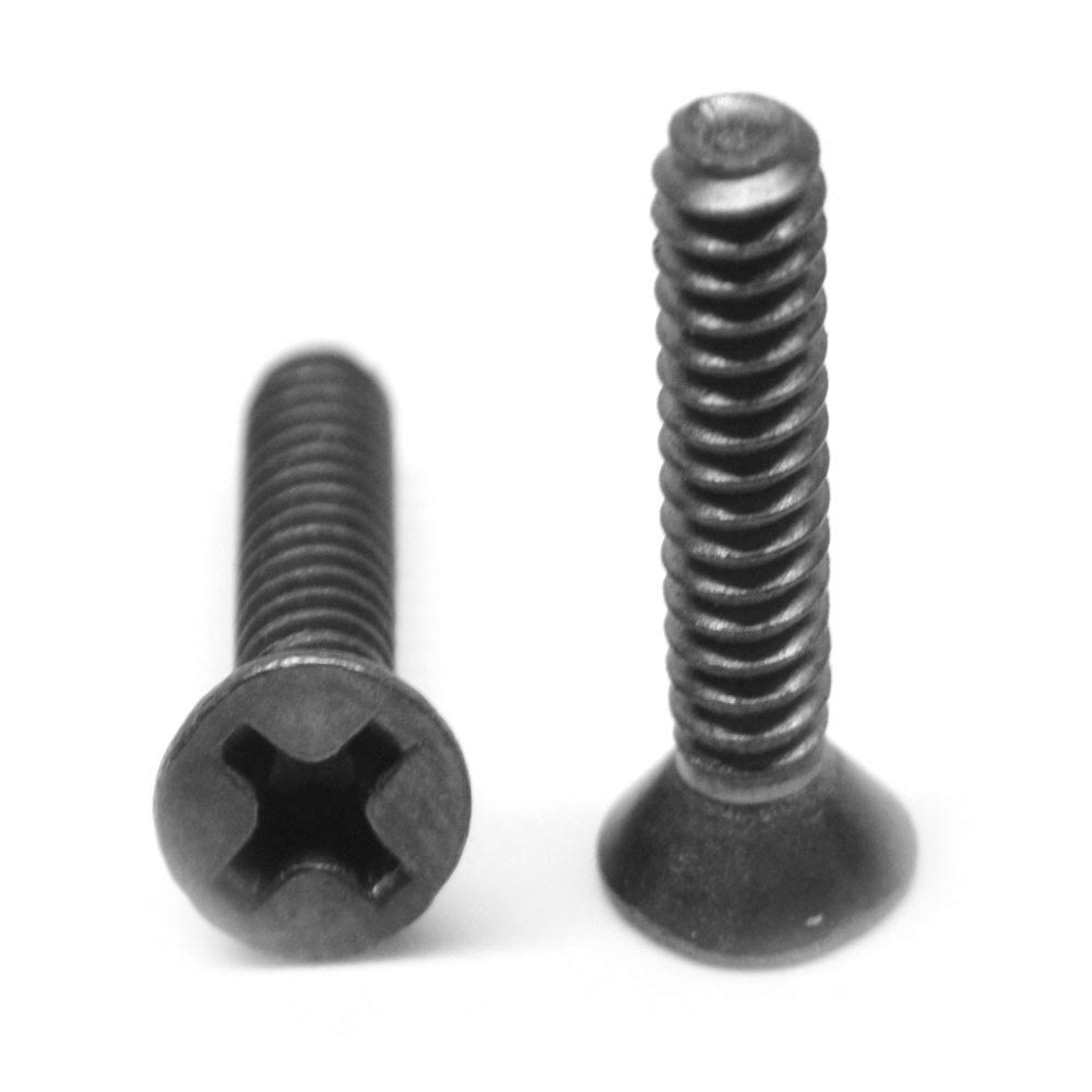 Black Oxide #10-32 x 2 Fine Thread Machine Screw H947548