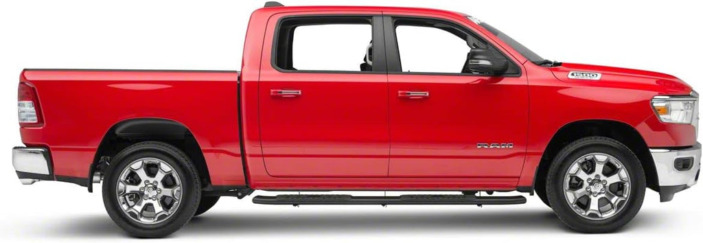 Black Oval Bent End Side Step Bars S5037