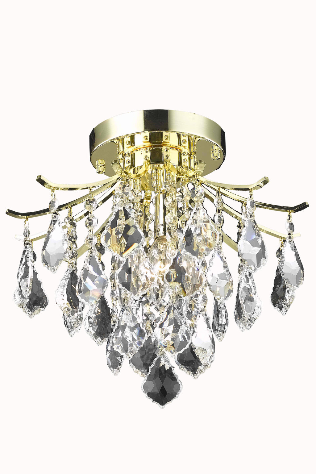 Gold 3 Light Flush Mount W8468