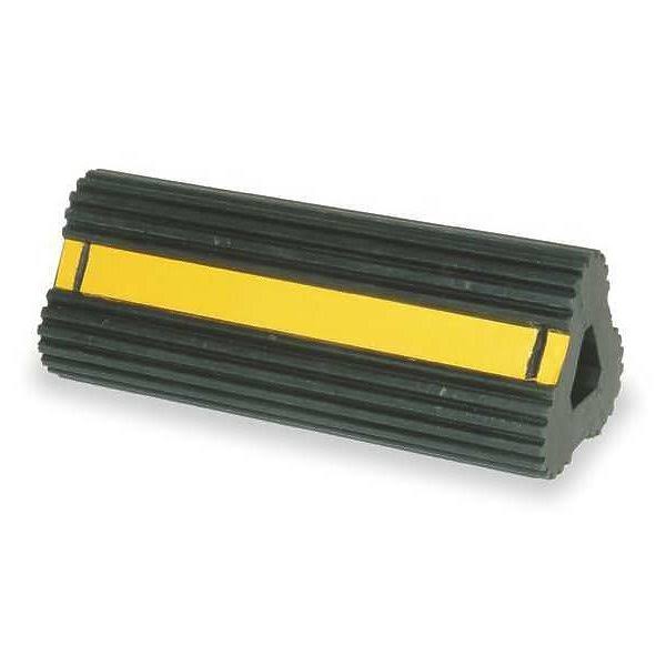 Wheel Chock, 30 in W x 6 in H, Black P59333