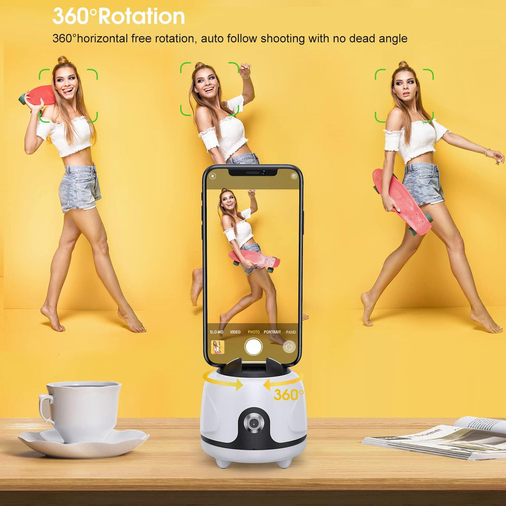 White 360° Rotation Motion Sensor Phone Holder, Pack of 2 P254178