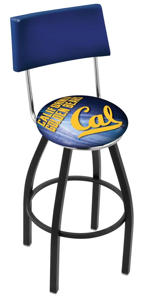 Black Wrinkle 25 inch Bar Stool with Back U782