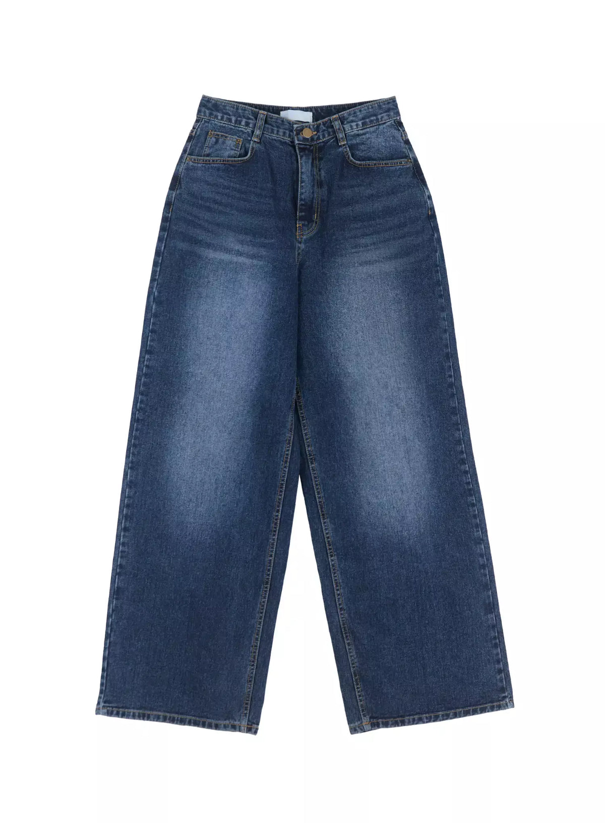 Mashiro Vintage-Wash Wide Jeans IL531