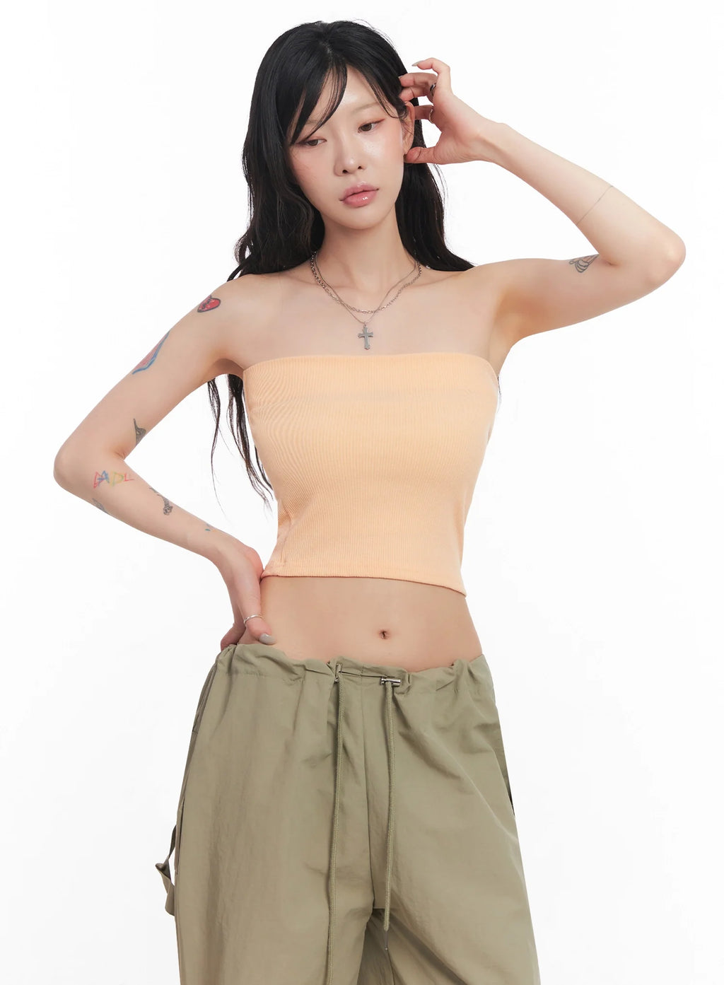 Ribbed Baby Tube Top IC503