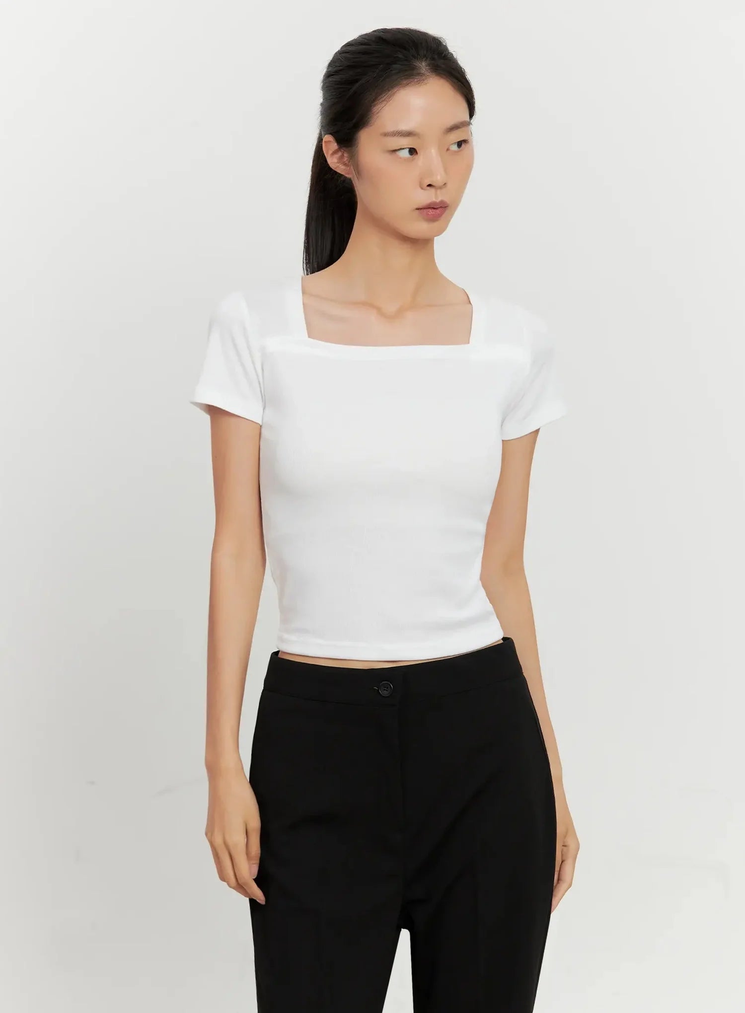 Classic Square-Neck Top IL528