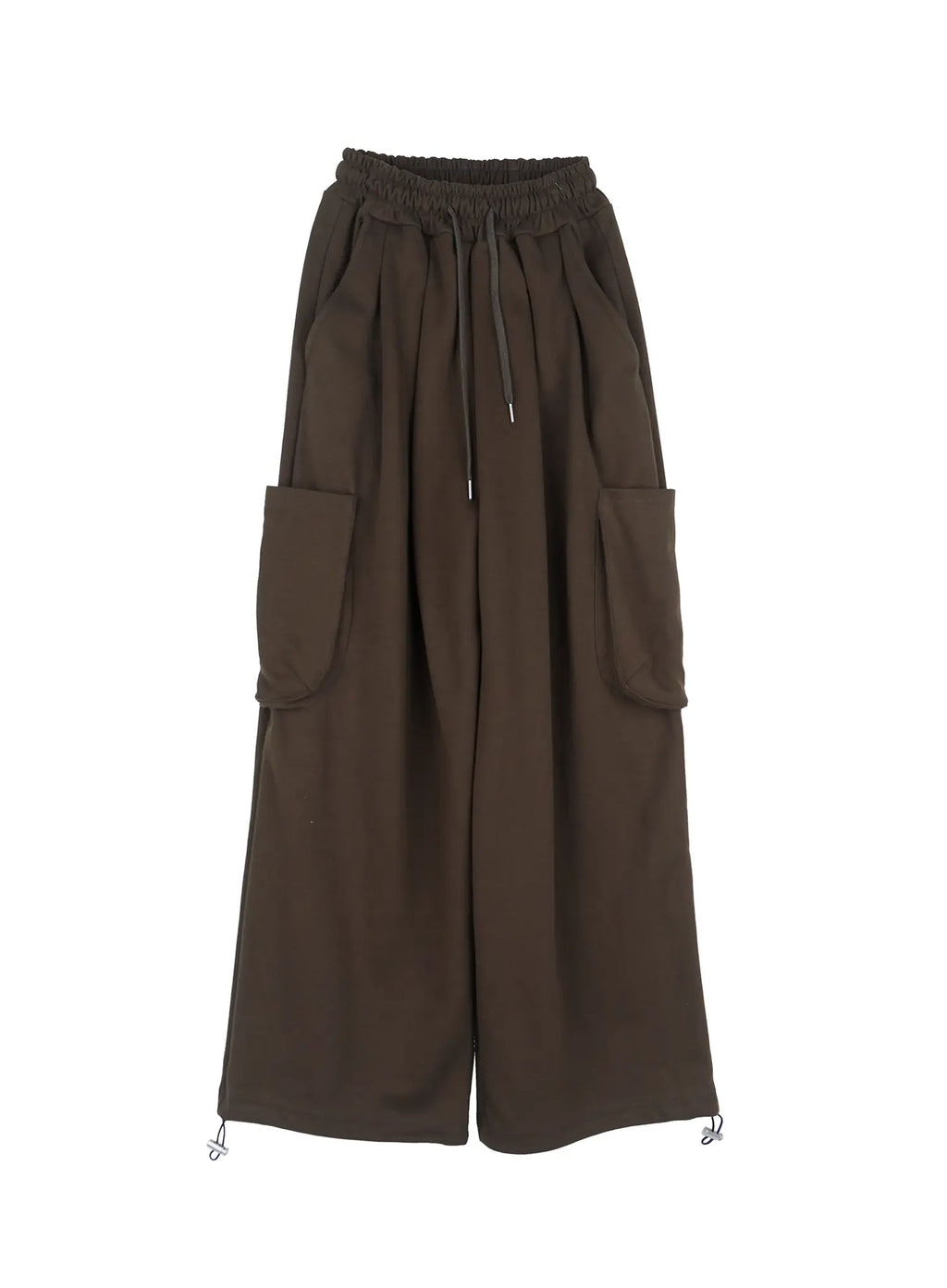 Casual Wide-Leg Cargo Sweatpants IL531