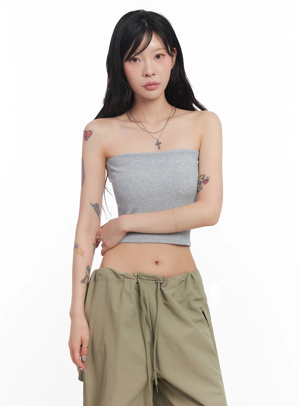 Ribbed Baby Tube Top IC503