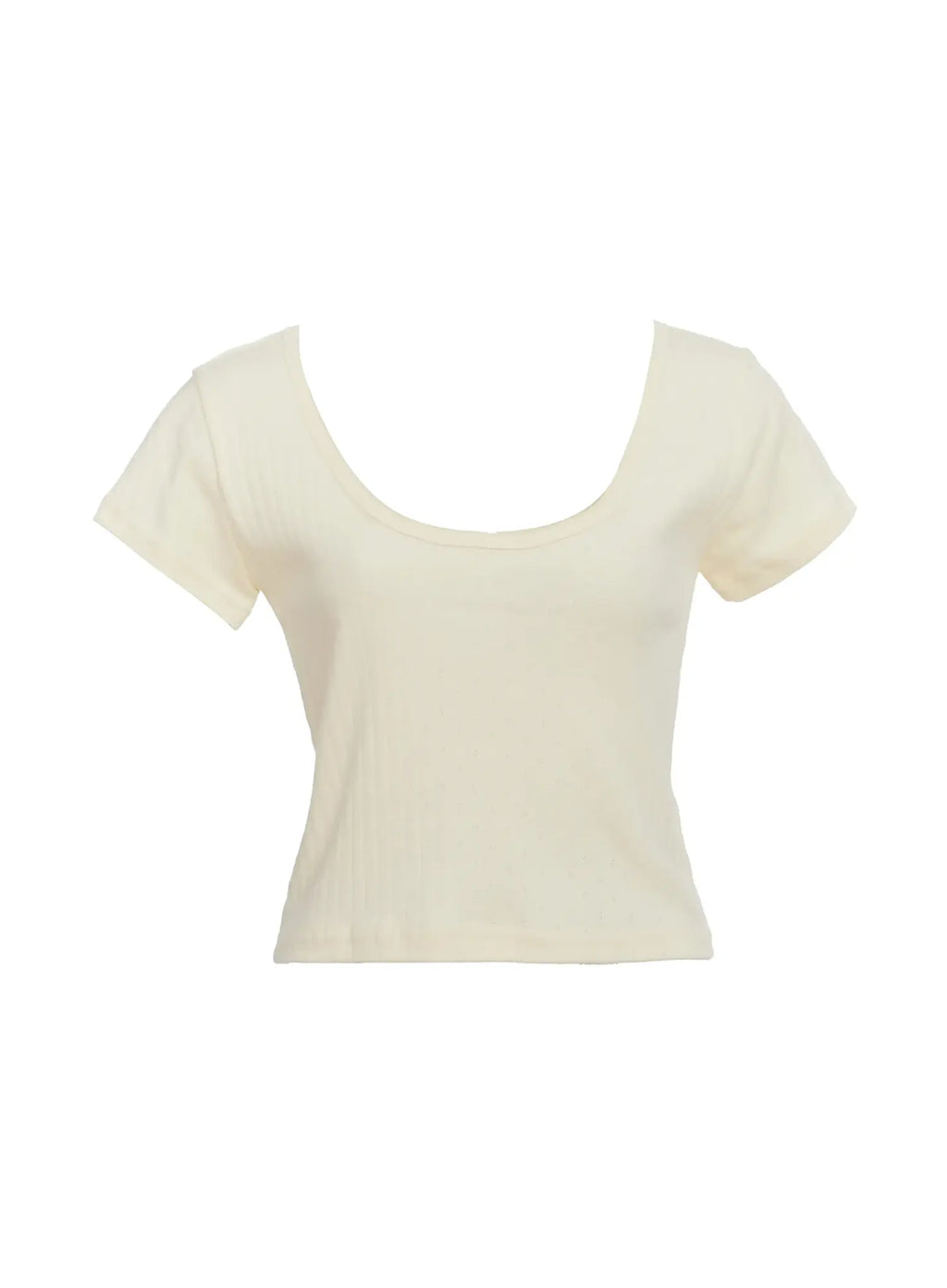 Cotton Casual Scoop Tee IC503