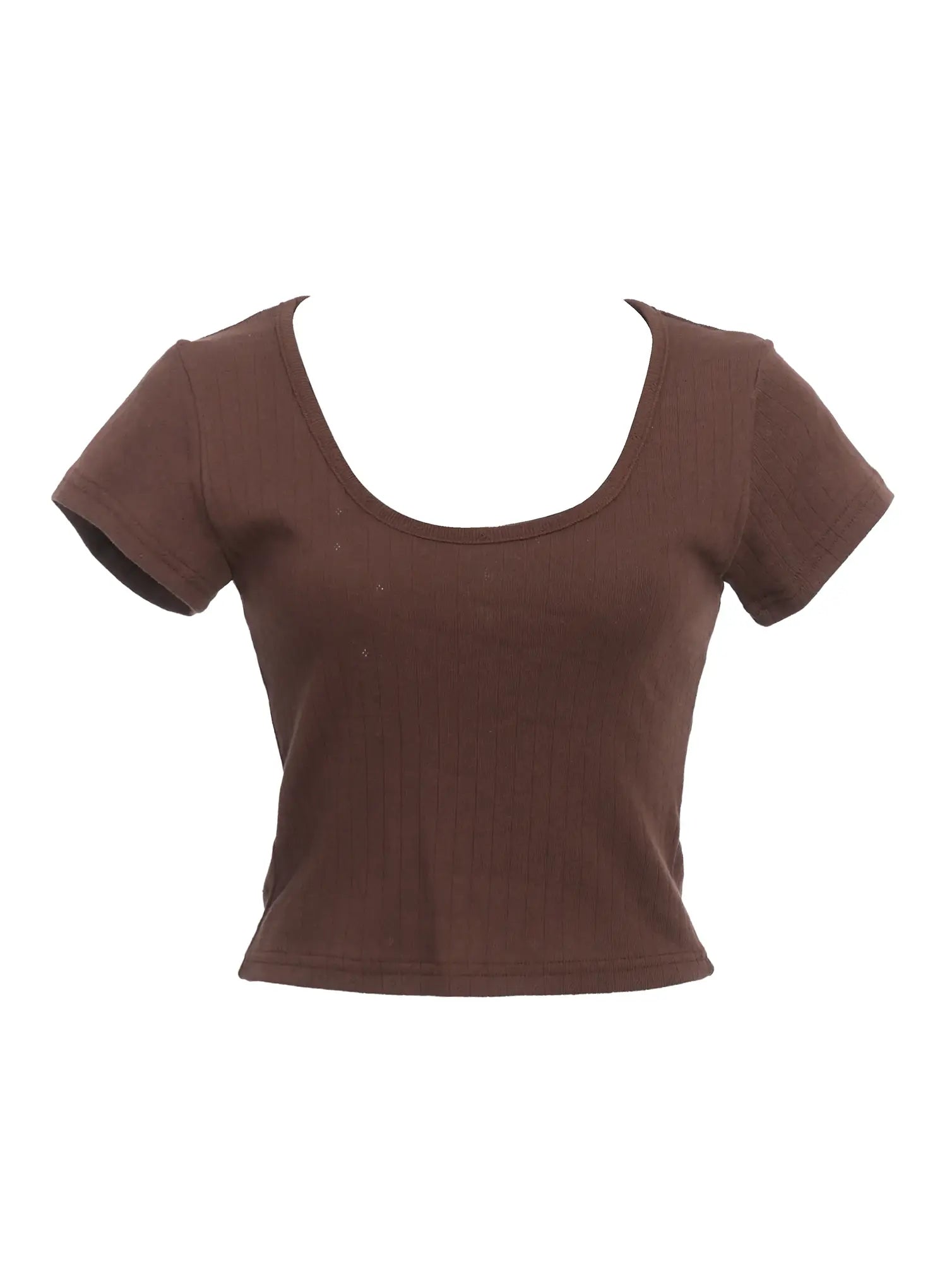 Cotton Casual Scoop Tee IC503