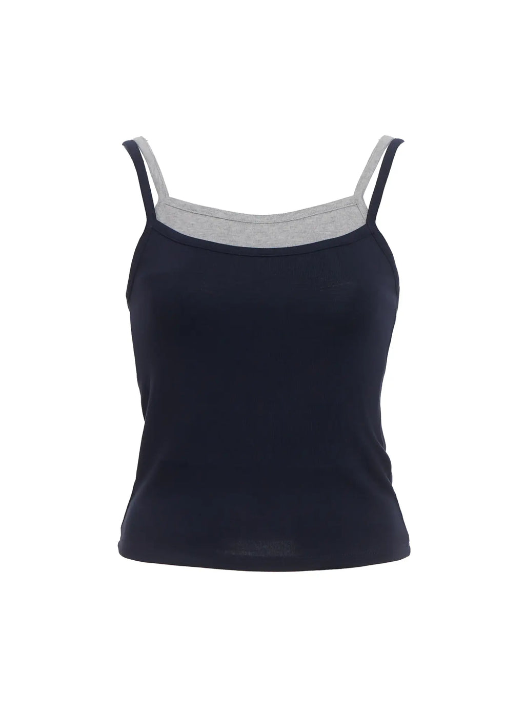 Layered Cropped Cami Top IC503