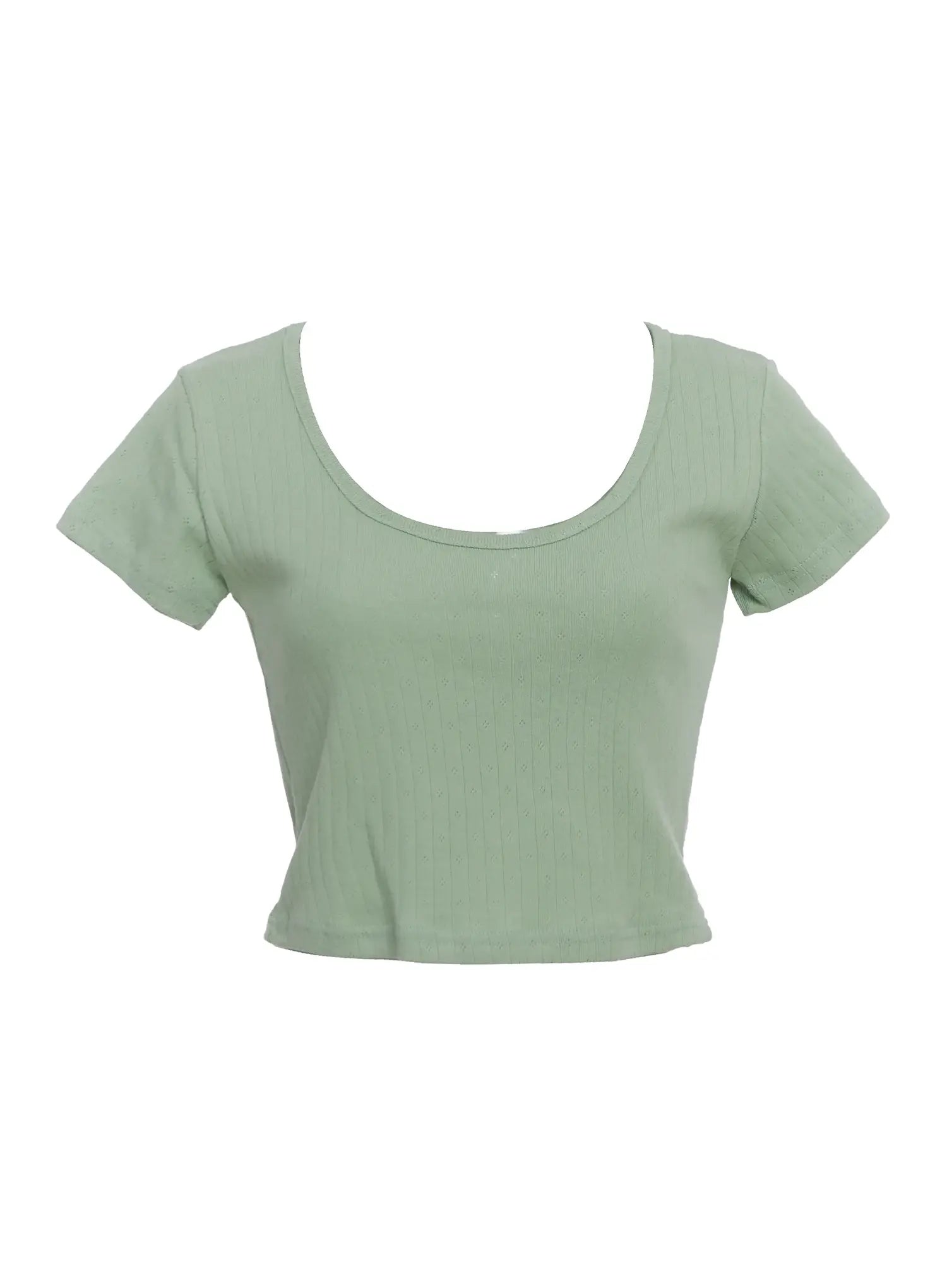 Cotton Casual Scoop Tee IC503