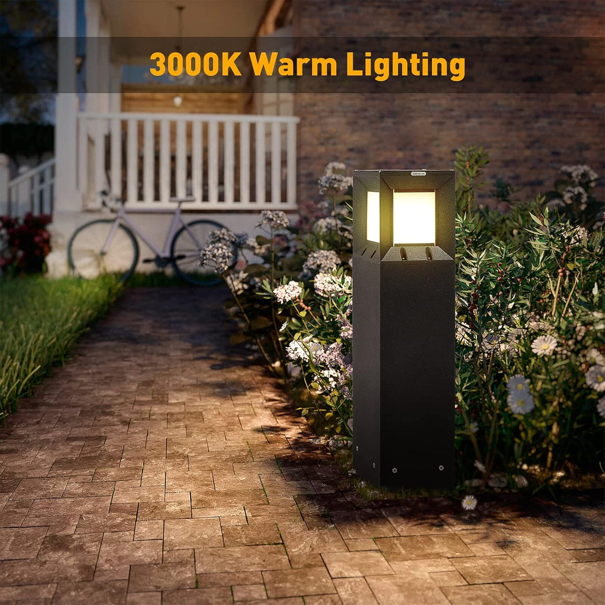 32 Inches Outdoor Bollard Light with IP54 Waterproof LED Lighting L77401