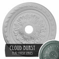 Palmetto Ceiling Medallion, Hand-Painted Cloud Burst A1542