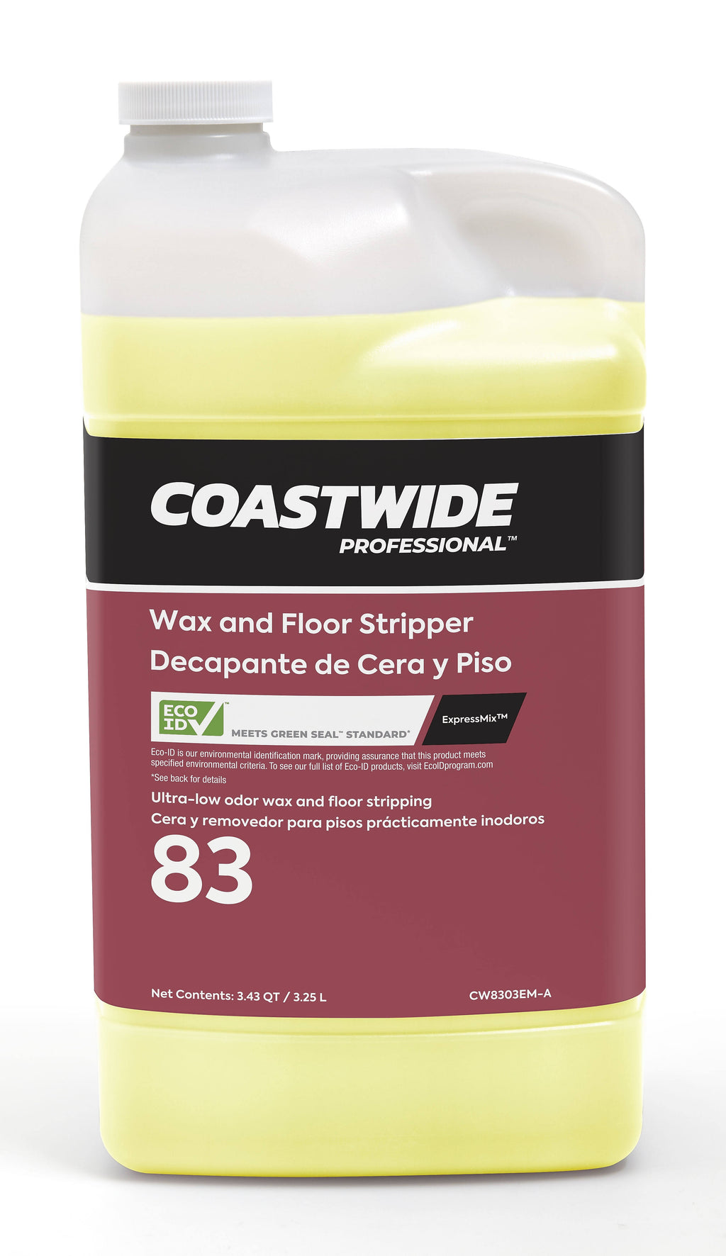 Wax and Floor Stripper 3.25 L Bottle 2/Carton Y86277