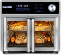 26 Qt Digital Smokeless Indoor Grill and Air Fryer Oven Combo with 11 Accessories, 1700W, Black & Stainless Steel P409